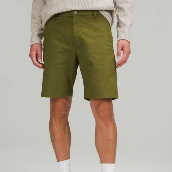 lululemon athletica Other - Lululemon Commission Classic-Fit Short 9" *Oxford - Juniper Green / Whit…